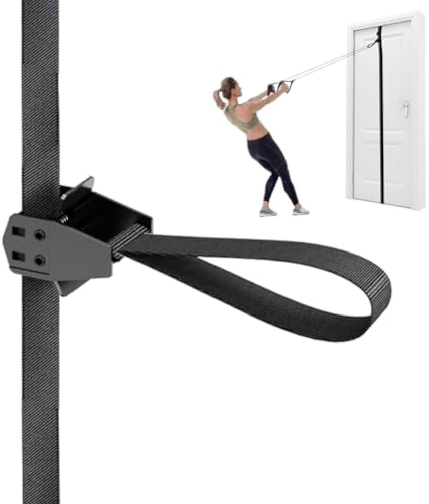 Caiman Door and Wall Moveable Anchor Straps with Adjustable Multi Point for Resistance Bands, Wor... | Amazon (US)