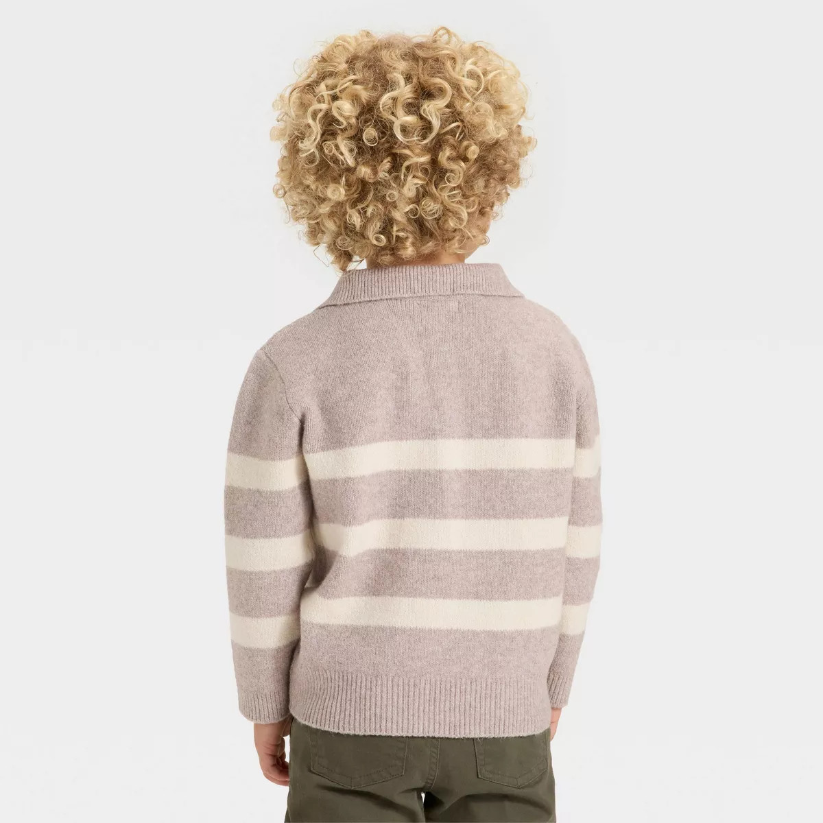 Toddler Boys' Striped V-Neck Sweater - Cat & Jack™ | Target