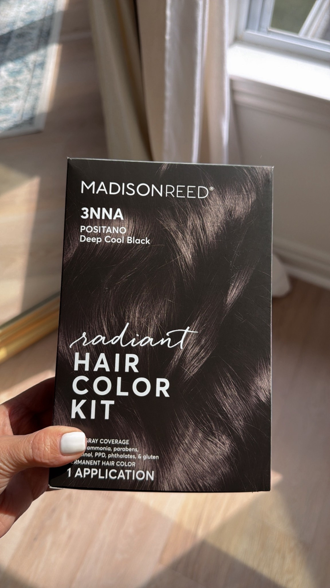 At home hair color. This is what I’ve been using lately to color my roots! I’m pretty grey and the coverage is amazing 

Shade: 3NNA 

Rita Salmo | at home slain hair color | Madison Reed hair color | hair goals 

#LTKOver40 #LTKBeauty