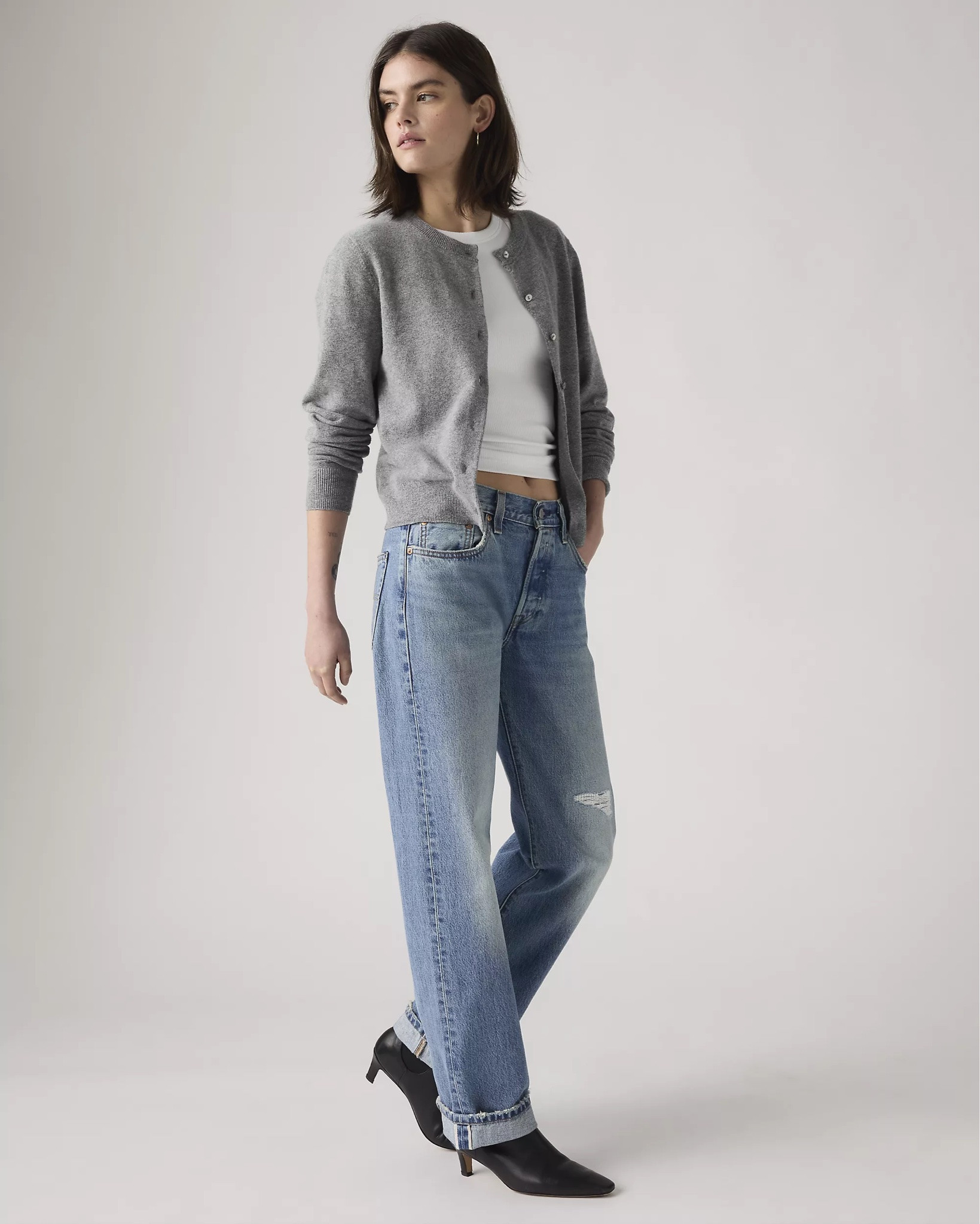 @levi on sale! 
I own designer jeans and Levi’s and other non-designer brands. The ones that flatter me most are the Levi’s! Quality is always there and they always fit perfectly! Jeans can be tricky and I encourage you to find a brand that works best with your body!

#LTKootd #LTKOver40 #LTKSaleAlert