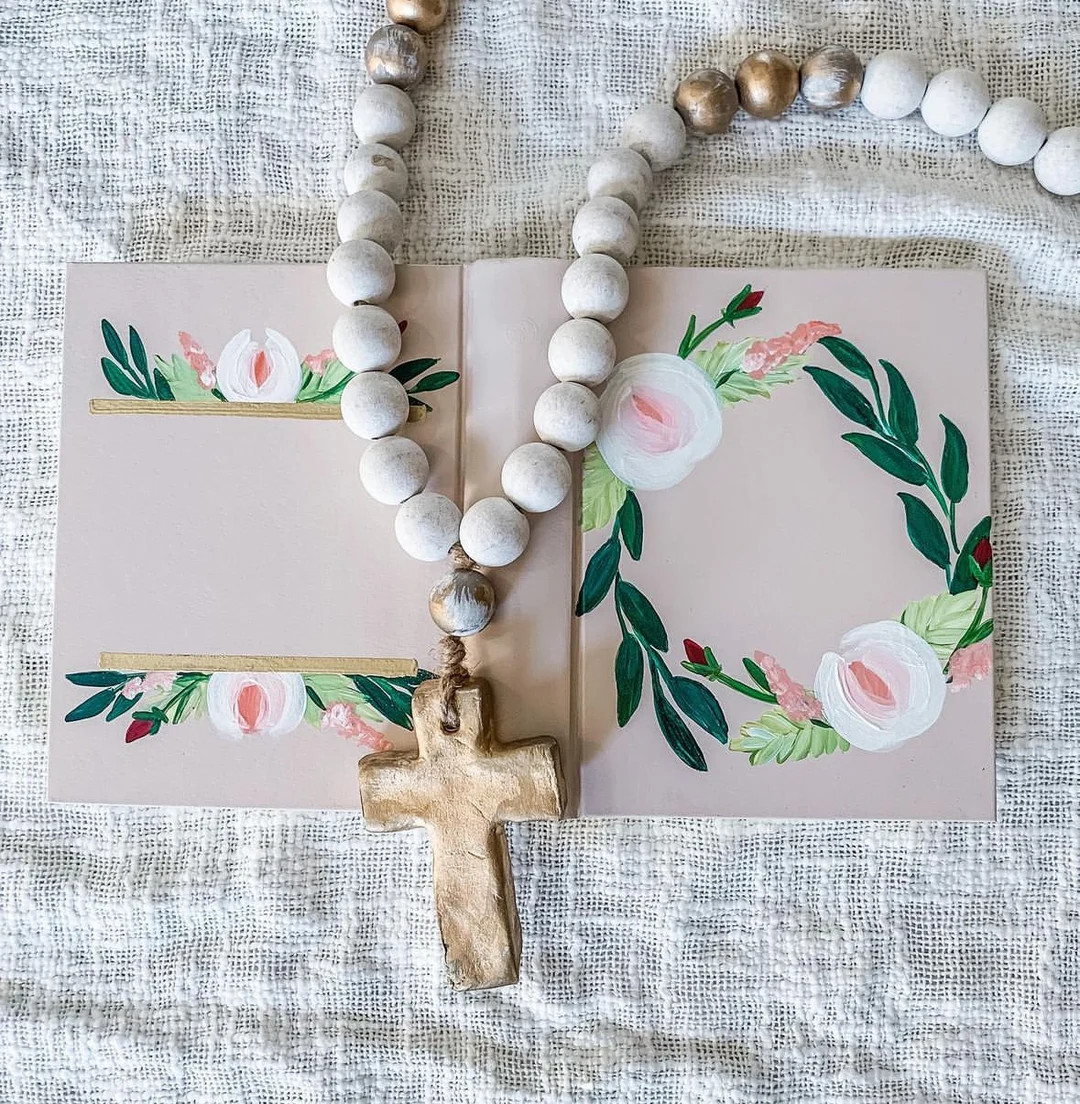 Custom Painted Bible Hand Painted ESV Journaling Bible Wedding Bible - Etsy | Etsy (US)