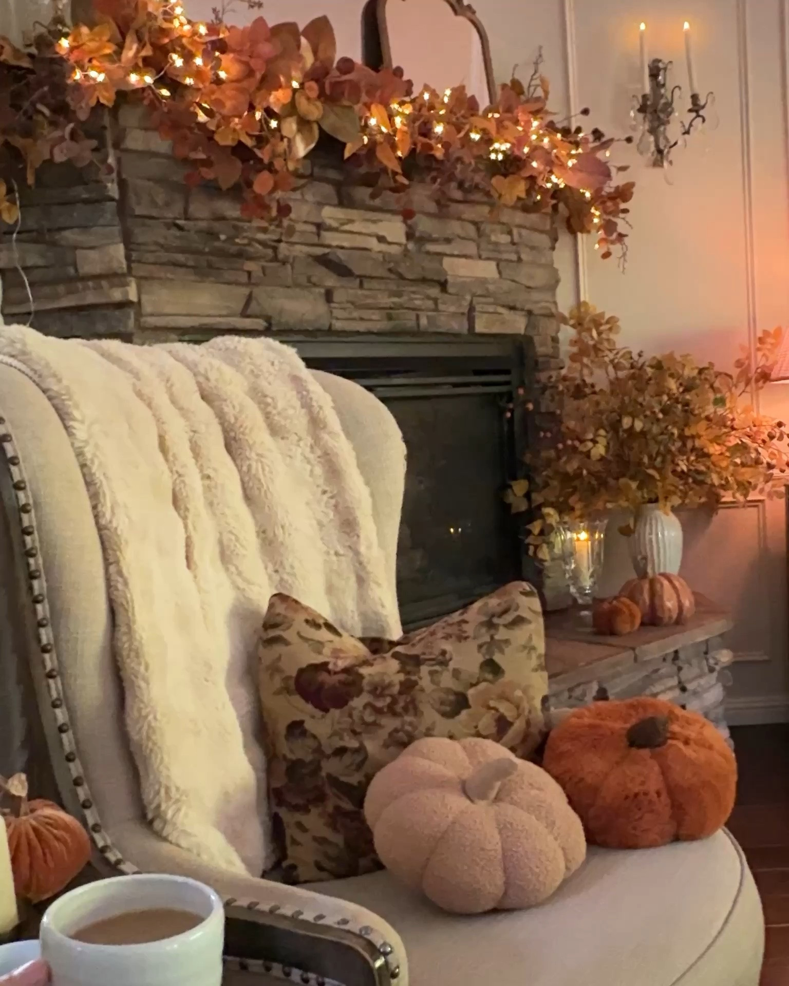 Fall mantel with twinkly lights ✨🧡

NOTE: Most of the stems I used for my mantel, I’ve had for many years and are no longer available. But I’ve linked the ones that are still available, and have suggested similar looking ones as well. 

Fall home decor, fall decor, mantel decor, fall mantel, fall 2026, maple leaves, target fall decor

#LTKHome