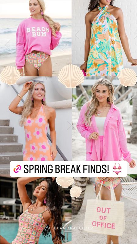 Spring break fashion // spring break looks // spring break look for less // spring break sets // vacation style // vacation ready 

#LTKfindsunder50 #LTKswim #LTKSpringSale