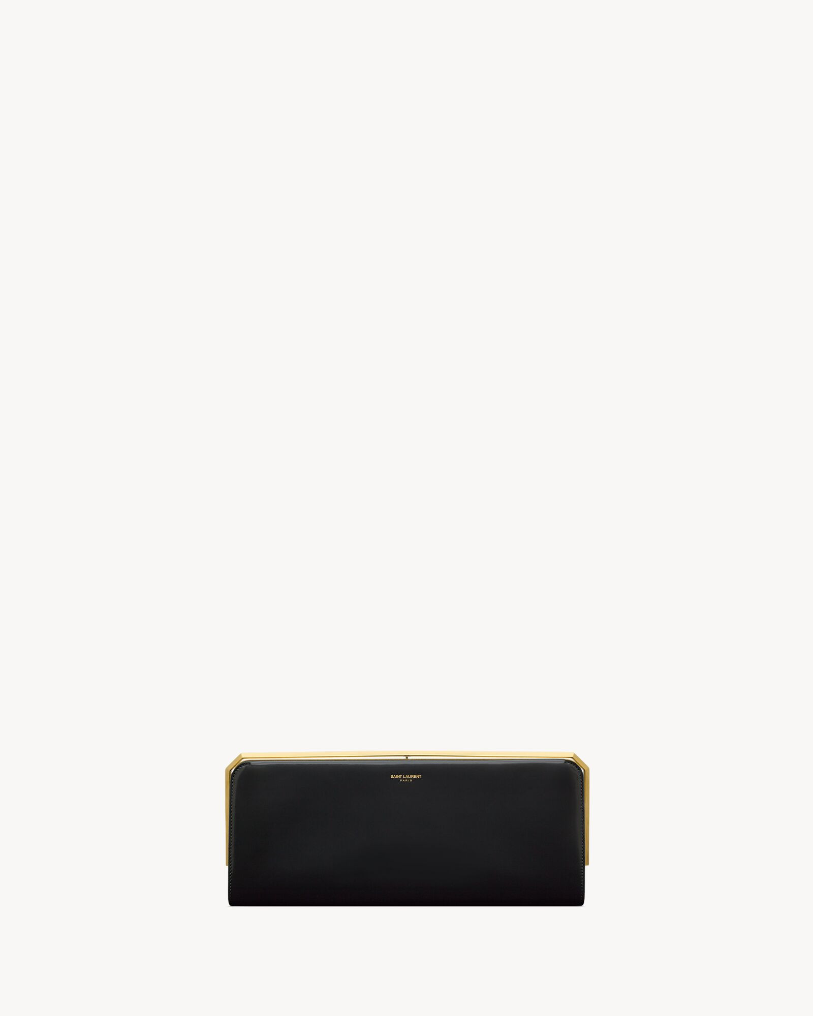 date charnière minaudière in brushed leather | Saint Laurent Inc. (Global)