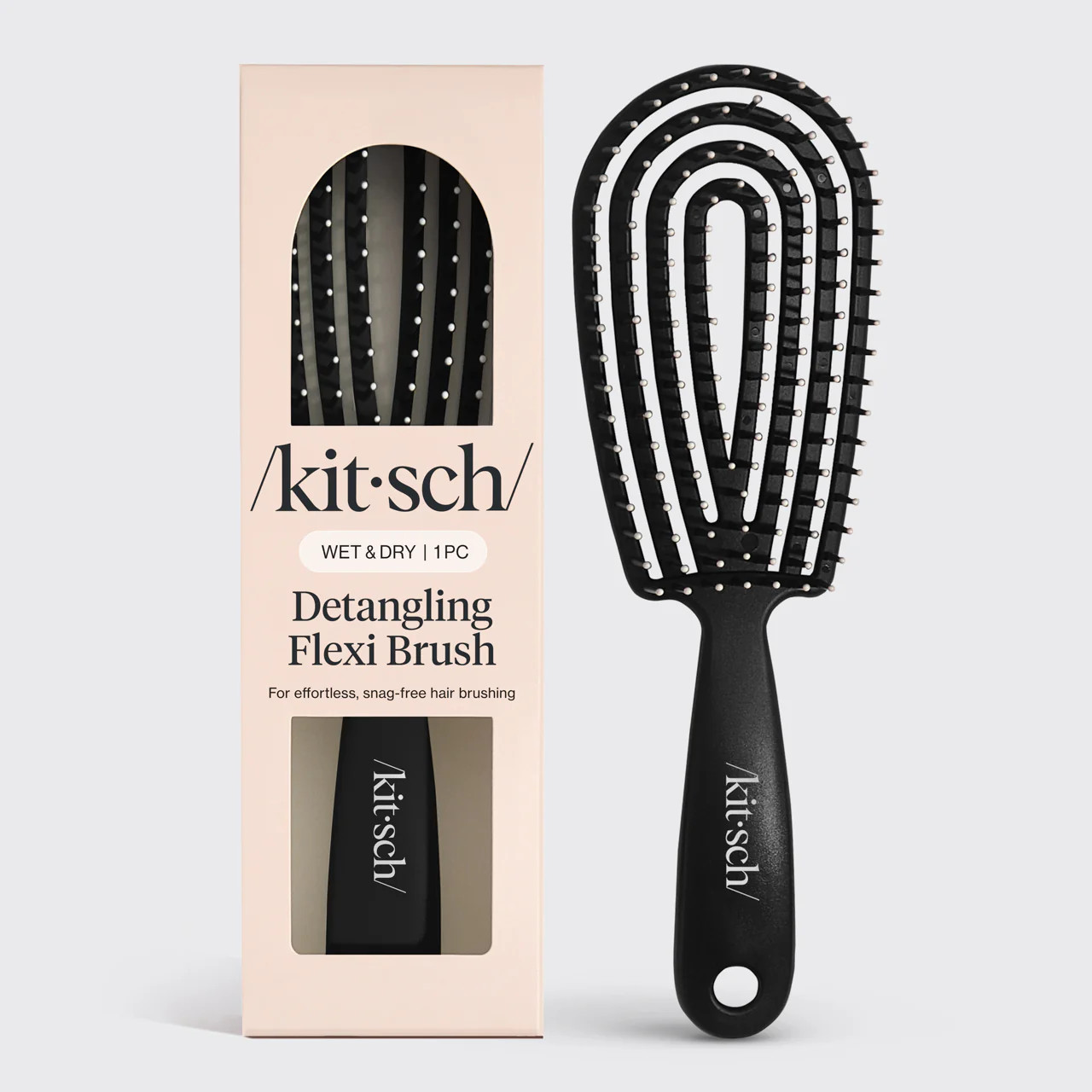 Black Detangling Flexi Brush | Kitsch