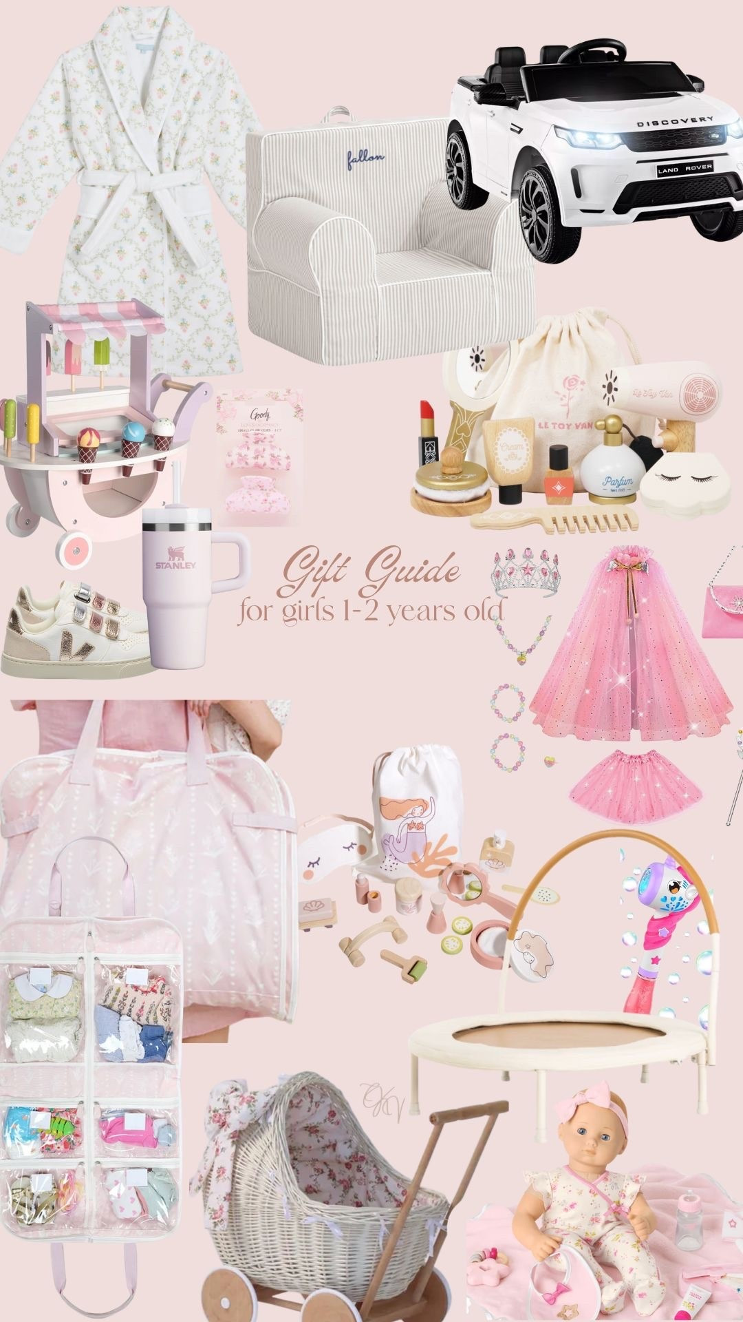 Gift guide for girls ages 1-2 years! These are great toddler gifts and some we own and love! My daughter is 18 months for reference! 

#LTKHoliday #LTKGiftGuide #LTKKids