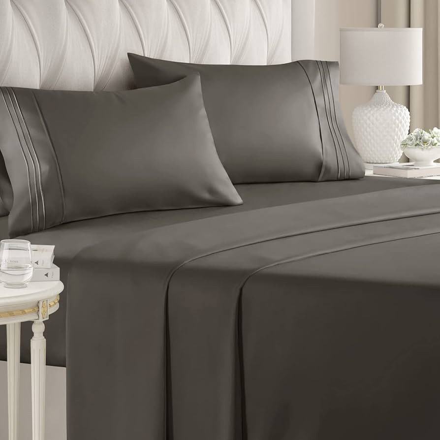 King Size Sheet Set - Breathable & Cooling - Hotel Luxury Bed Sheets - Extra Soft - Deep Pockets ... | Amazon (US)