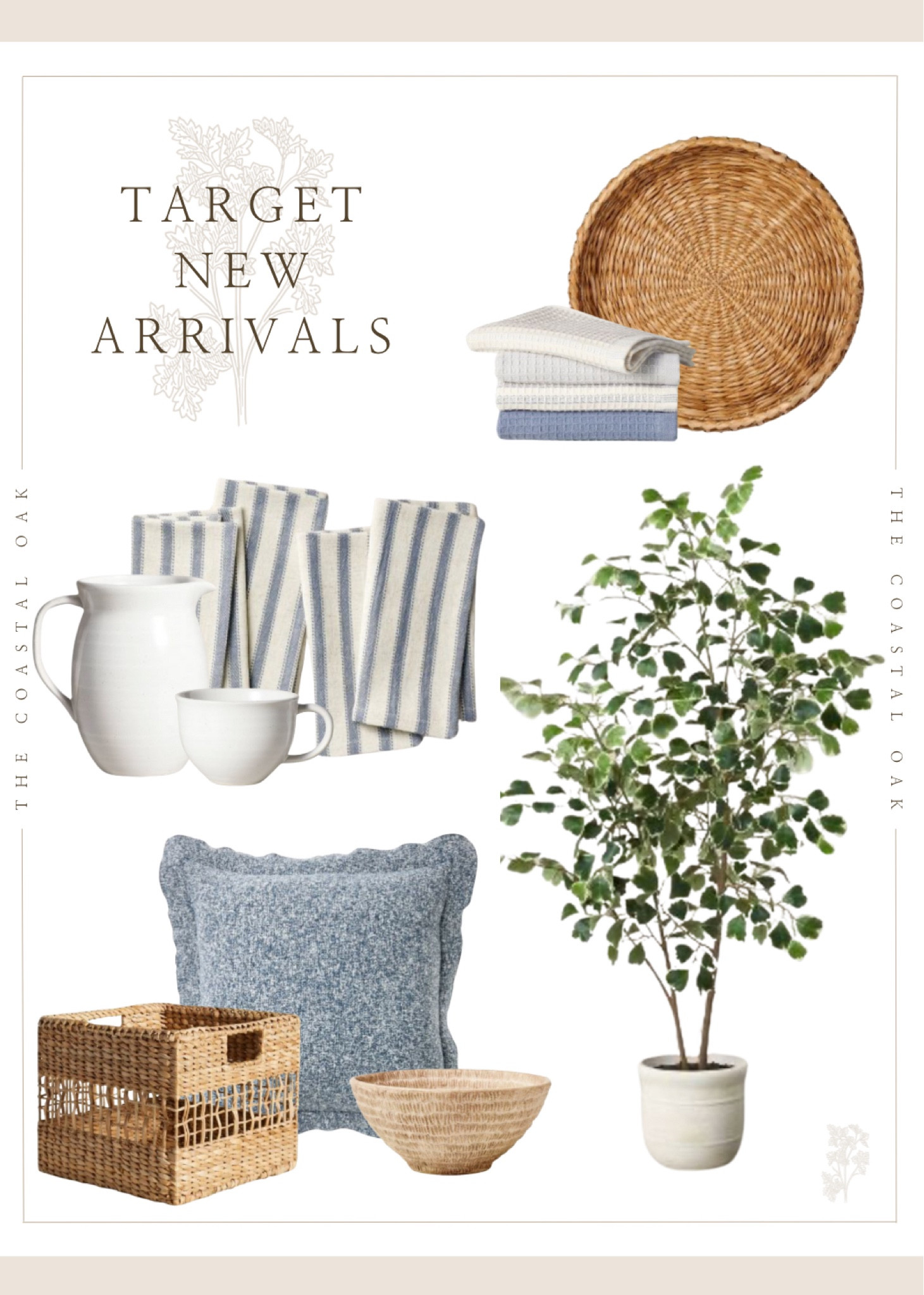 Target New Arrivals
Love these coastal blues! 

#LTKhome #LTKstyletip
