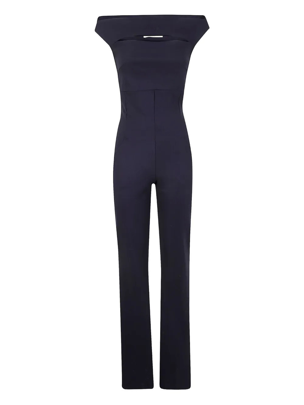 off-shoulder side-pocket jumpsuit | Farfetch Global
