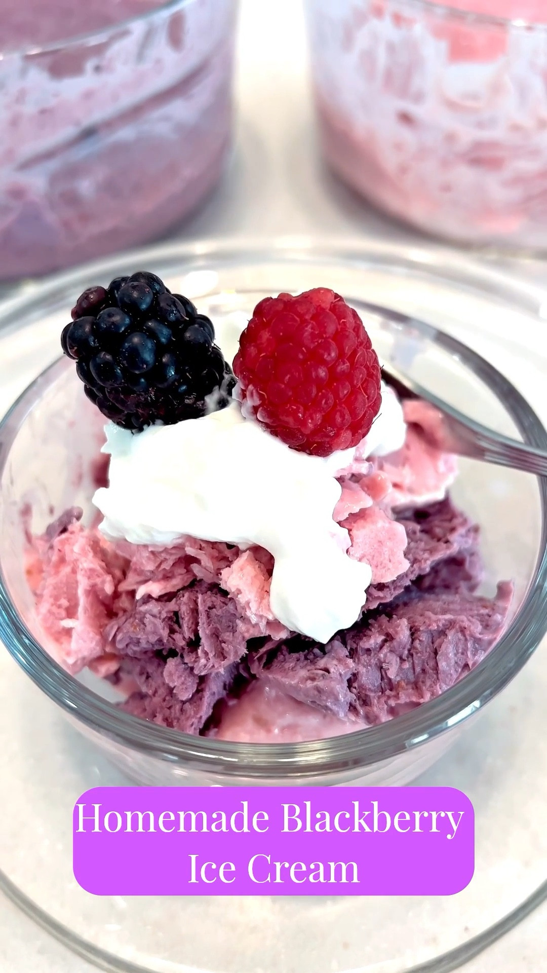 Here’s a healthy ice cream recipe for spring and summer as the temperatures start to rise, you can stay cool! Healthy and high in protein!

Creamy Homemade 
Blackberry Ice Cream

1 Cup Blackberries 
1/2 Cup Greek Yogurt
1 Tablespoon Honey
1/4 Cup Milk or 1/2 & 1/2
1 Teaspoon Vanilla extract 

Place in freezer for 4 hours 
and serve. Enjoy!

@JTSTJTST11

Linking the food processor, glass plates, bowls, silverware and all these yummy ingredients!

#LTKSeasonal #LTKHome #LTKfoodie #LTKvlog #LTKdayinmylife #LTKstorytime