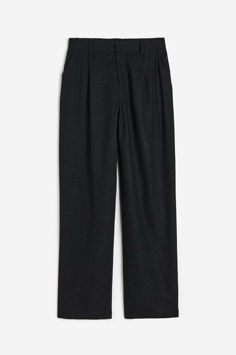 Linen-blend Dress Pants | H&M (US)
