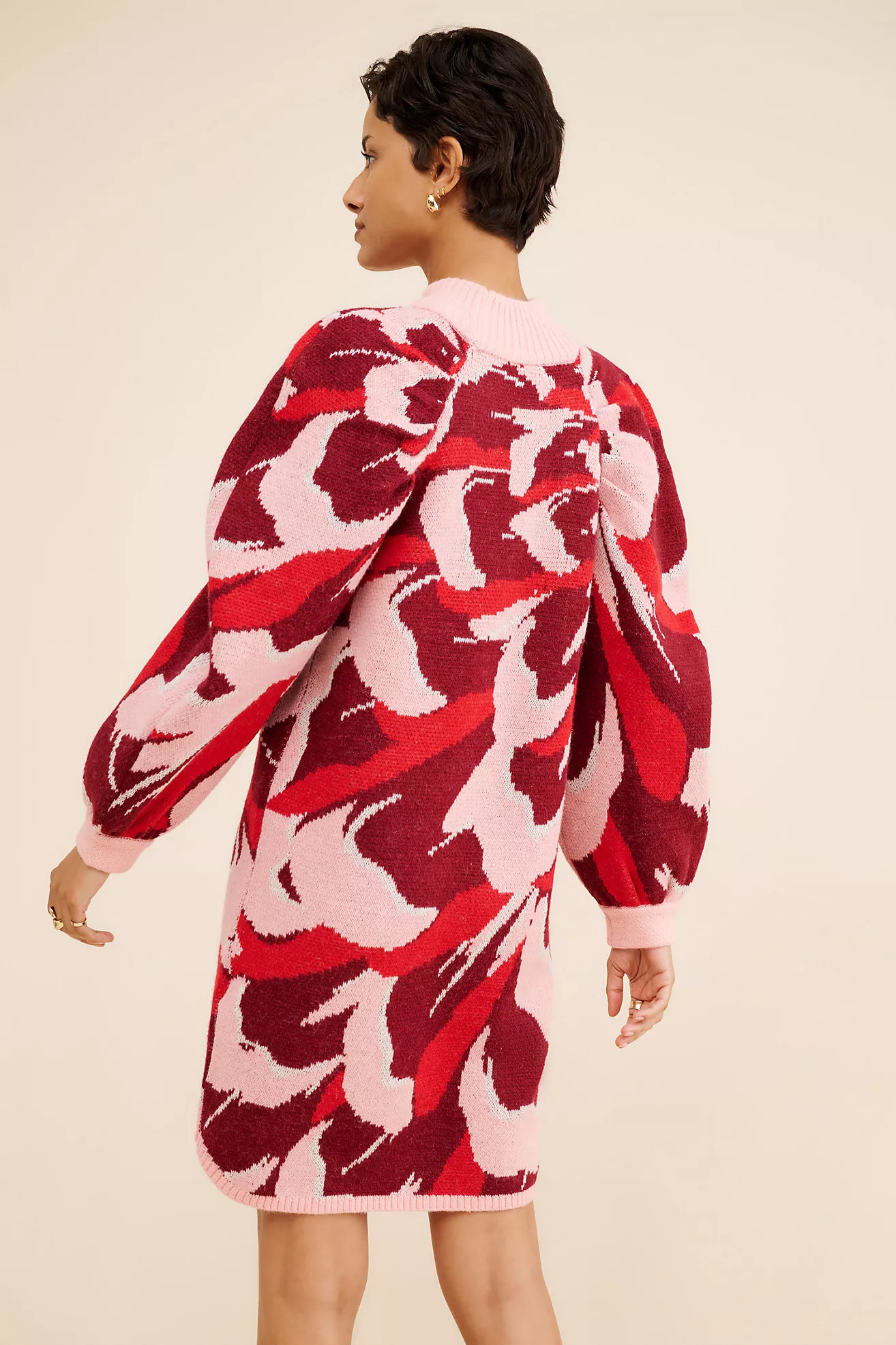 Nuuly x Farm Rio Flower Knit Mini Dress | Anthropologie (US)