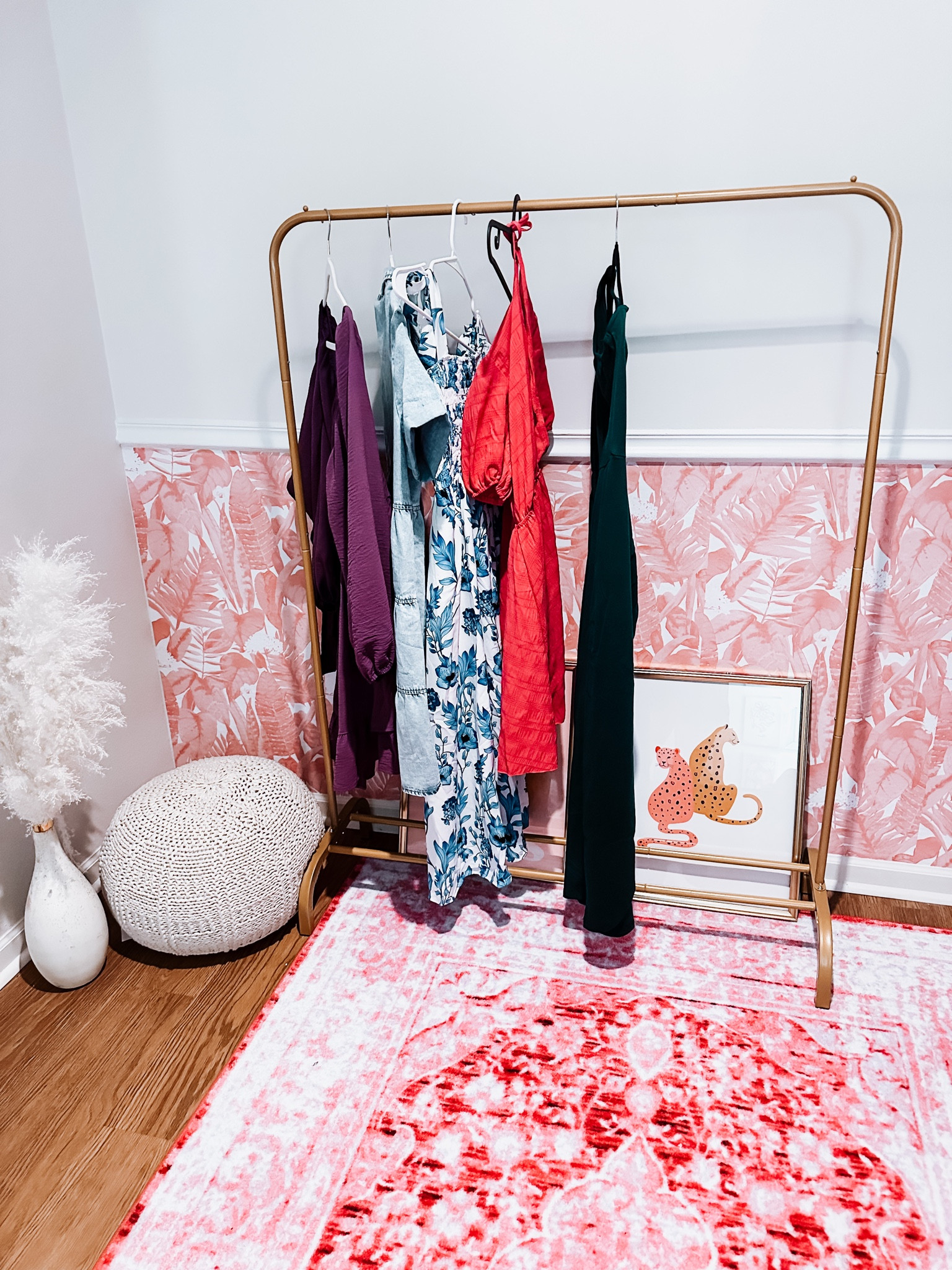 Used one roll for the half wall! Super easy to install, I have a TikTok video installing it! 
Rug is a 5 x 6! 

#LTKFind #LTKhome