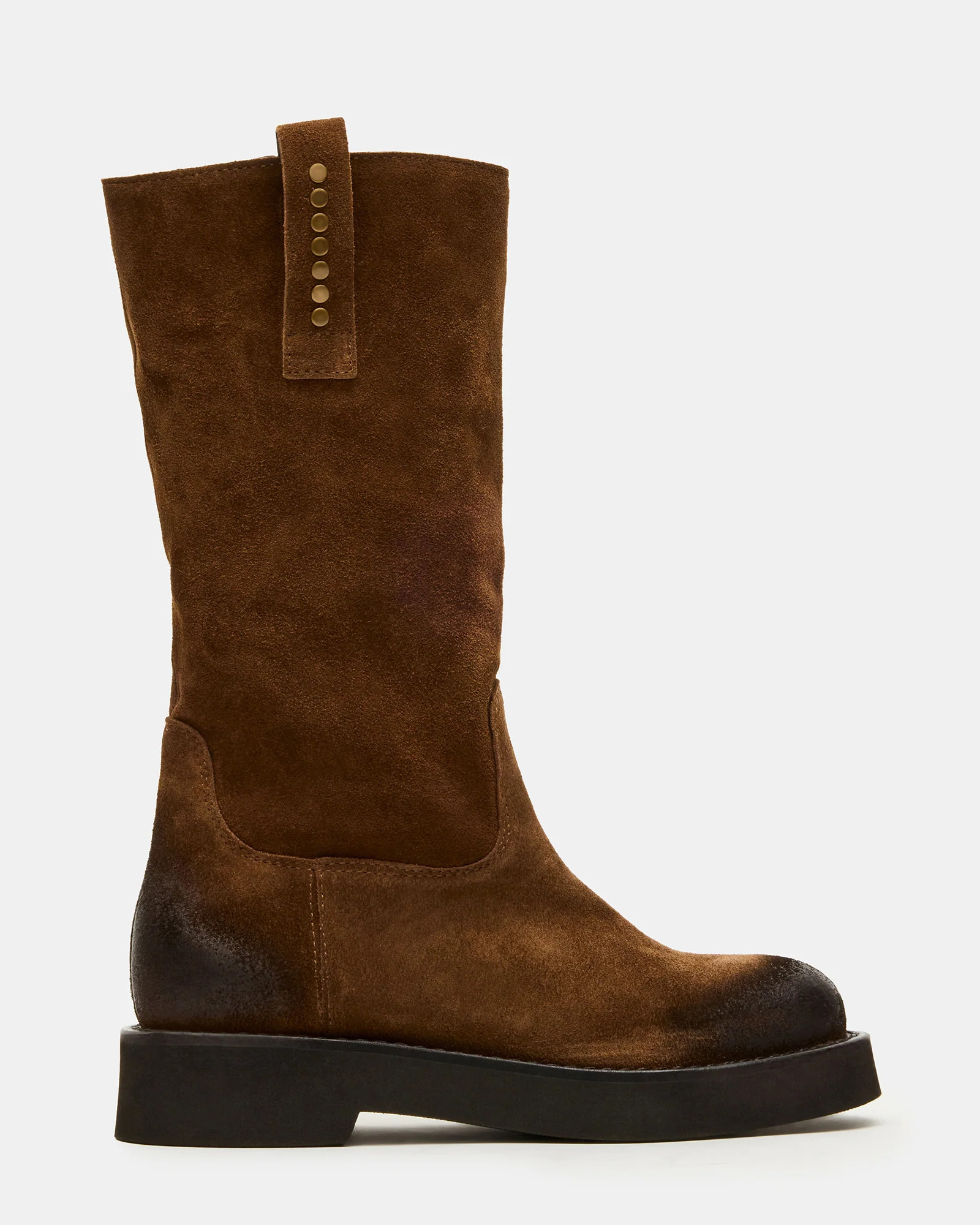 Steve Madden Women's Ridge Platform Boots - Chestnut Suede - Size 7 - Leather | Steve Madden (US)