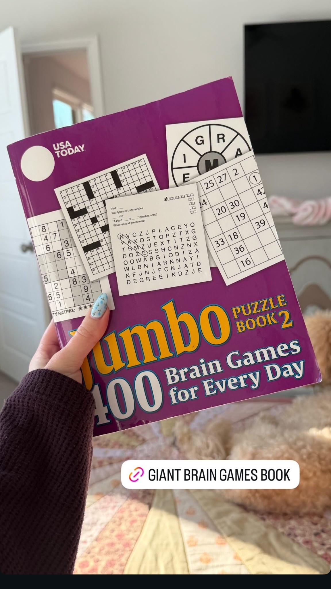 I’ve been doing a lot of these brain games while being stuck in my house due to the winter storm!

#LTKHome #LTKselfcare #LTKdayinmylife