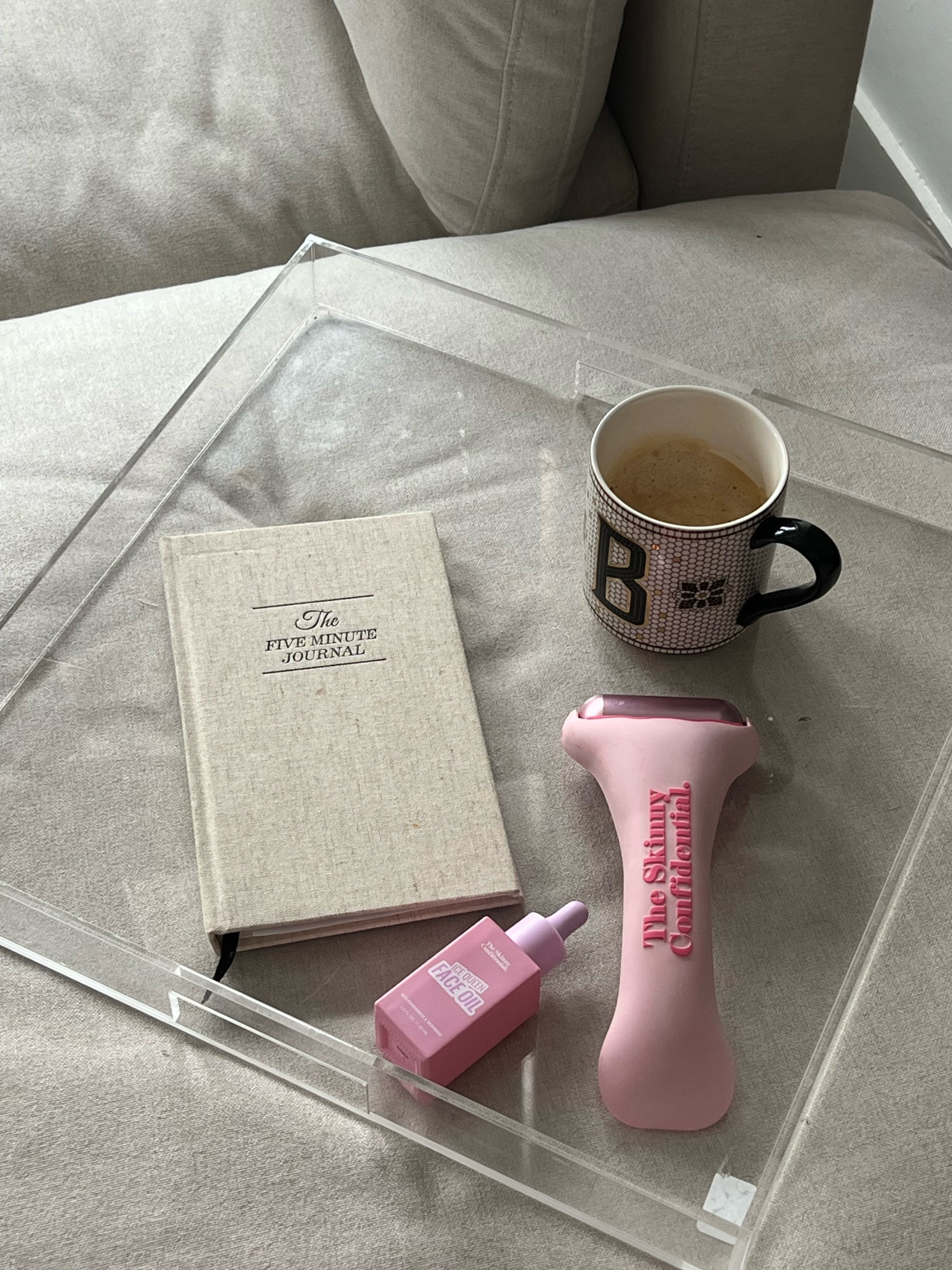 the perfect morning routine essentials. ice rolling, de puff, skincare routine; five minute journal, morning routine 

#LTKbeauty #LTKhome