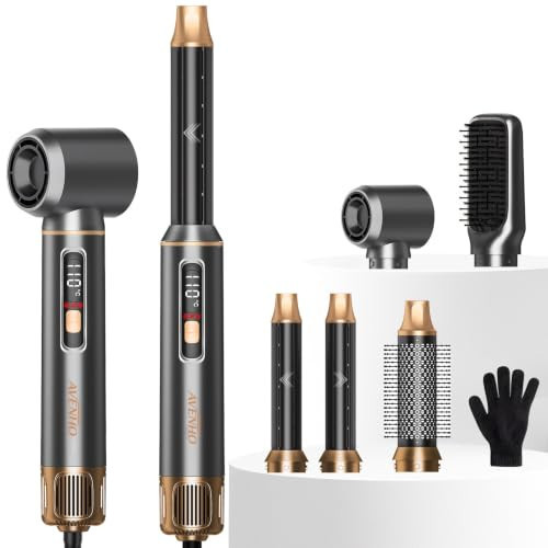 AVENHO 5-in-1 Hair Styler, Air Curler Wrap & Blow Dryer Brush,110–120V Only | Amazon (US)