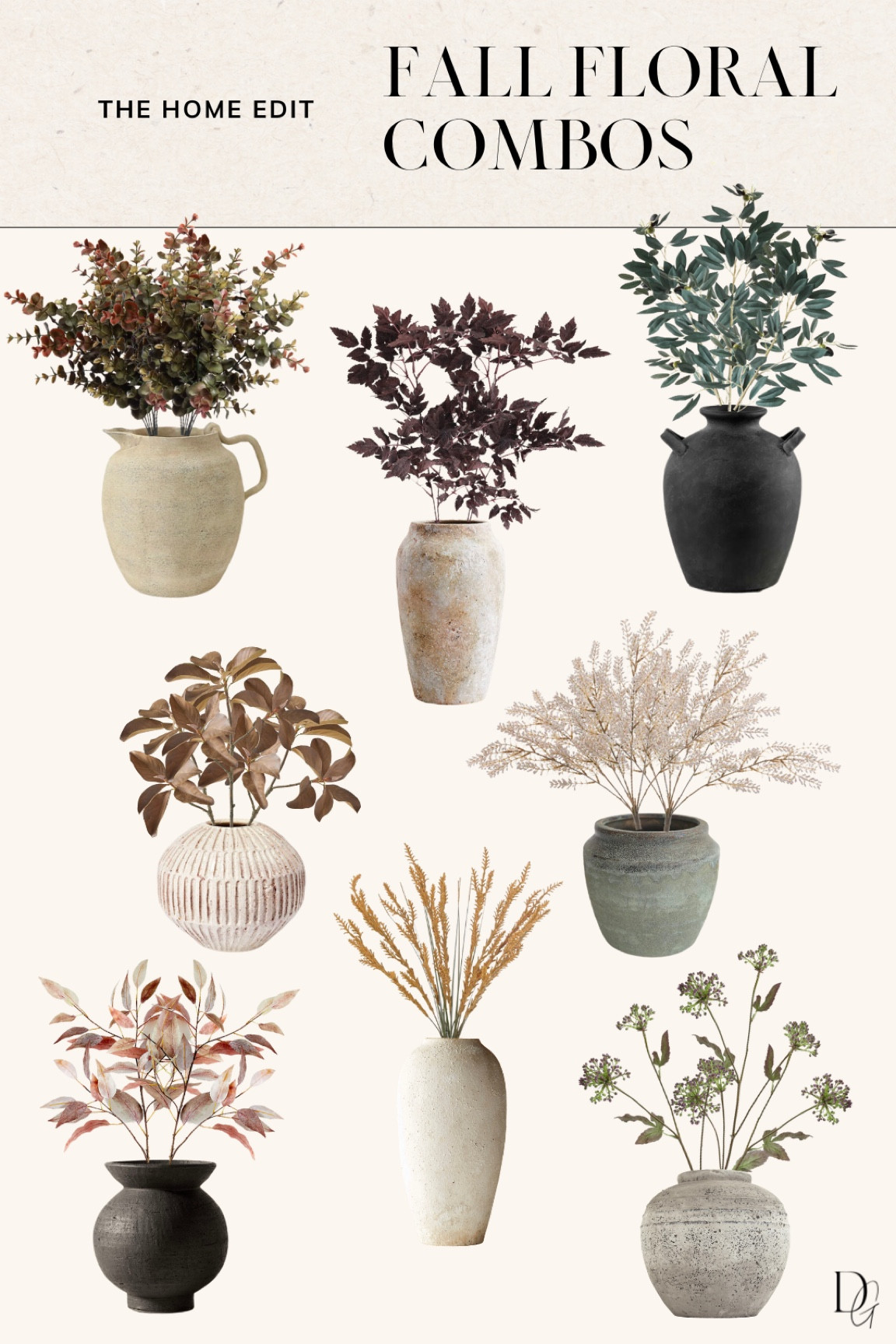 Fall floral arrangements. Some inspo we get into Fall decor mode!!

Fall vase, ceramic vase, stoneware vase, fall stems, fall florals, vase fillers, fall branches, greenery stems, faux stems, faux stems fall, fall decor 2023

#LTKunder50 #LTKSeasonal #LTKhome