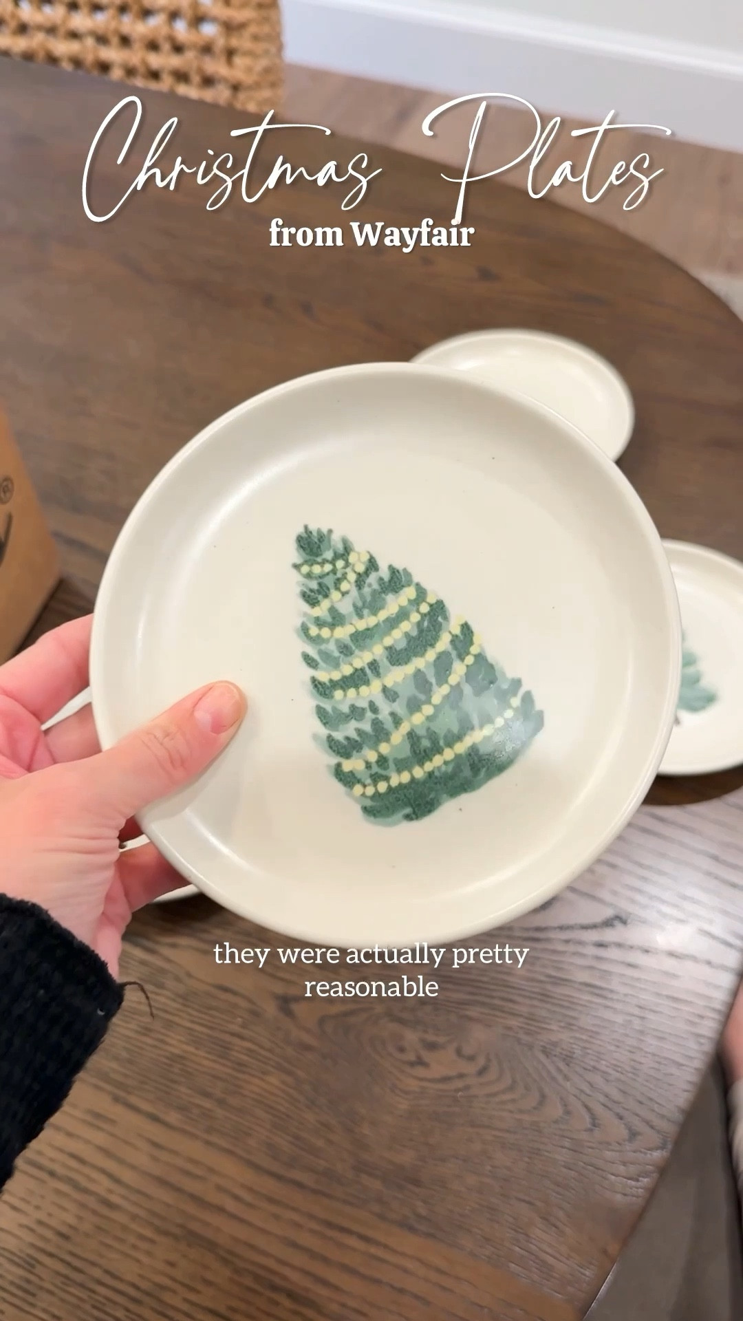 Holiday hosting, but make it easy.

These Casafina Christmas tree plates are fine stoneware, dishwasher safe, and durable enough for kids—while still feeling elevated and festive. Each set includes 4 plates, which makes holiday tables effortless when you’re hosting family or feeding a crowd.

Paired them with Christmas tree glassware with gold rims for a simple, classic holiday look that still feels special.

Everything here is from Wayfair, which is my go-to for holiday table settings, entertaining essentials, and seasonal decor—especially when you want quality without running all over town.

Shop all my holiday plates, glassware, and hosting finds at Wayfair below.

@wayfair #wayfair #wayfairpartner #ad #holidaytable #christmastable #holidayhosting #dishwashersafe #familyhosting #WintheSeason