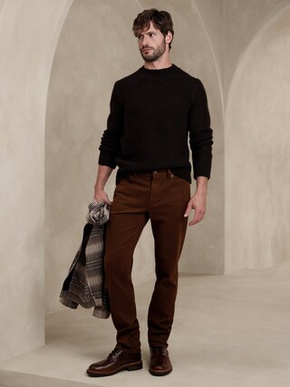 Slim Brushed Traveler Pant | Banana Republic (CA)