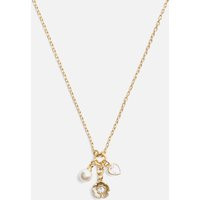 Coach Cluster Gold-Tone Charm Necklace | Coggles (Global)