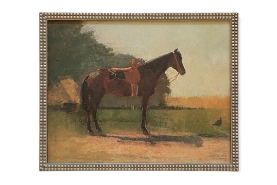 Vintage Framed Canvas Art // Framed Vintage Print // Vintage | Etsy | Etsy (US)