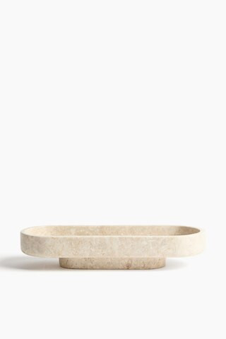H & M - Ovale Marmorschale - Beige - Zuhause | H&M (DE, AT, CH, NL, FI)