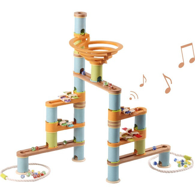Udeas Bamboo Build & Run, 98 Piece Musical Kit | Maisonette