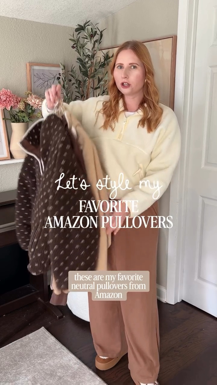 My tried & TRUE fave Amazon fleece pullovers 🤍 so soft, cozy, and that elevated minimalist look everyone’s loving lately. 🧸✨🤎

They feel luxe, layer perfectly, and are such a good everyday staple for the current winter weather ❄️

Size Medium in all. Also 🔗d on my Amz Storefront search 🔍 Affordable by Amanda to find me or head to my main page here to be re-directed! 

amazon fleece pullover, amazon fleece sweatshirt, cozy fleece pullover, minimalist fleece, neutral fleece pullover, amazon fashion finds, affordable loungewear, fall winter essentials, women’s fleece pullover, everyday basics • amazon fleece pullover outfit ideas • amazon free people inspired fashion • free people look for less • fleece winter style • pinterest inspired winter outfit ideas #amazonfleece #fleecepullovers #amazonwinterfashion

#LTKdayinmylife #LTKSeasonal #LTKgrwm