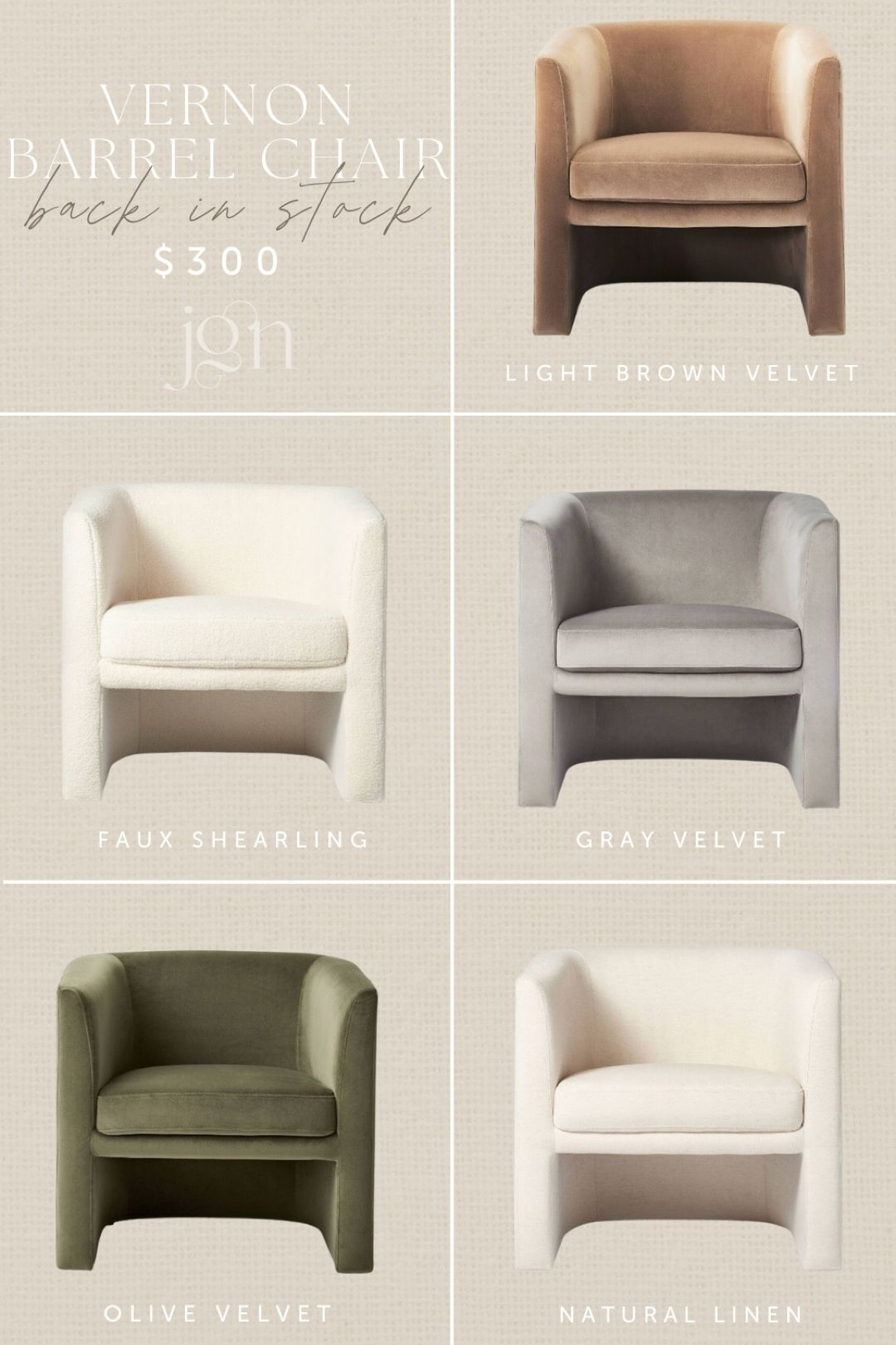 Target Vernon Barrel Chair is back in stock in all colors #brownvelvet #naturallinen #barrelchair #accentchair #readingchair #livingroom #bedroom #decor #homedecor #modernoganic #target #targethome #studiomcgee 

#LTKhome #LTKstyletip #LTKFind