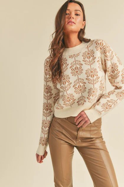 Maggie Floral Sweater | Nigh Road
