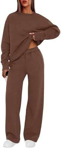 XIEERDUO Sweatsuits Women 2 Piece Outfit Matching Lounge Sets Fall Outfits 2025 Fashion Clothing ... | Amazon (US)