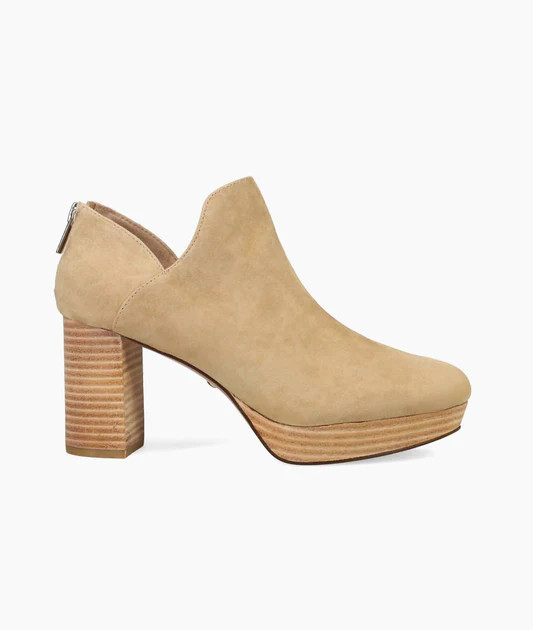 Women's Lesia Boot In Latte Kid Suede | Shop Simon