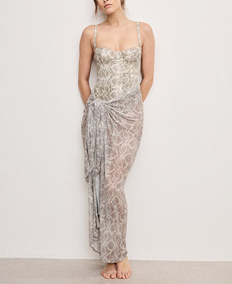 Women's Ombré Mesh Sarong Cover-Up | Macy's
