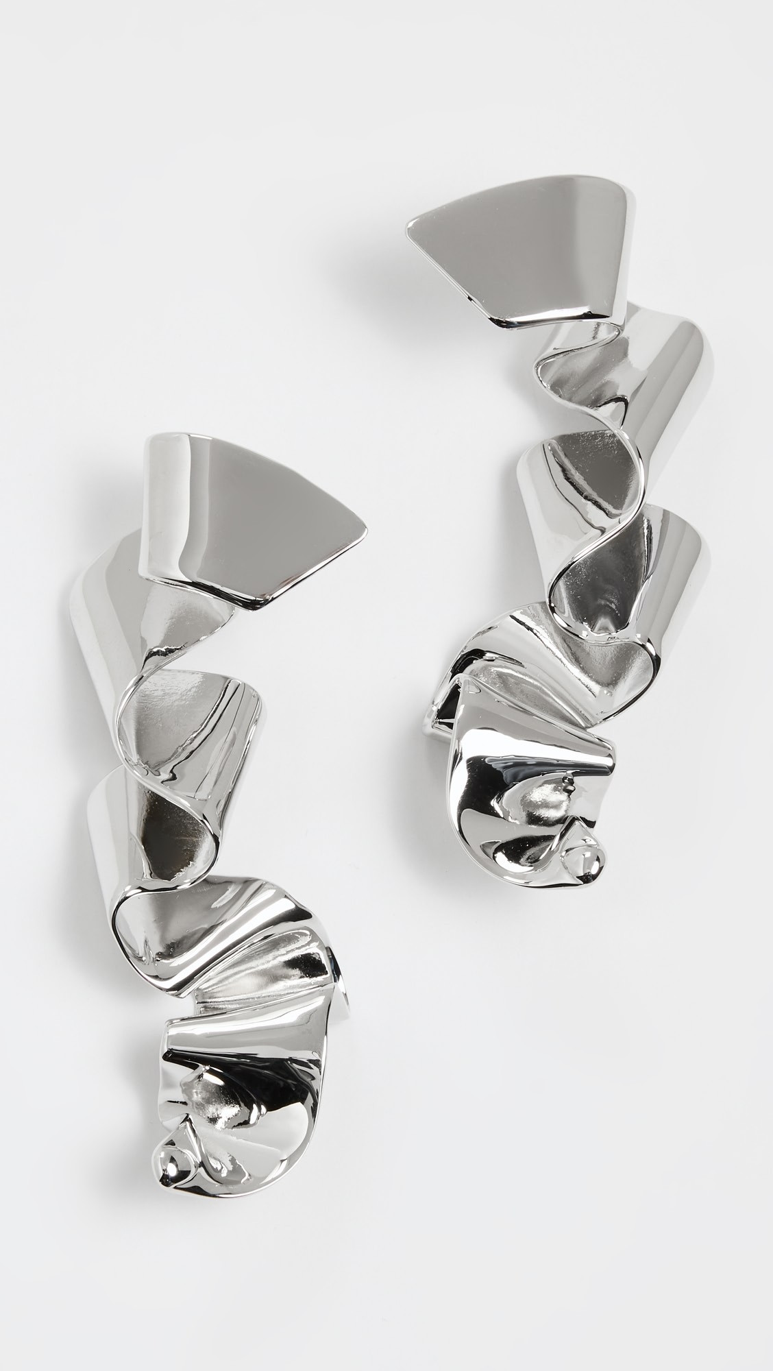 Metal Sculpture Ribbon Earrings | Shopbop