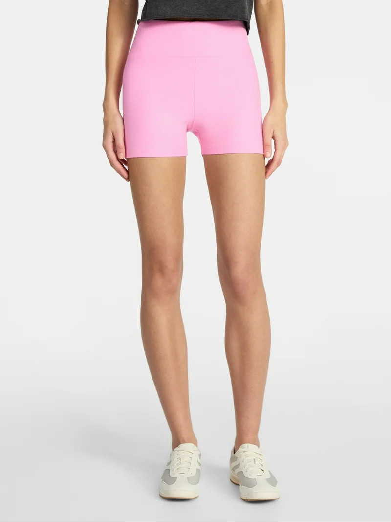 No Boundaries Faux Sueded Jersey Shorty Shorts, 3'' Inseam, Women's XXS-XXL | Walmart (US)