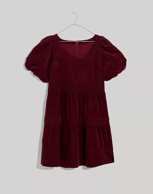 Plus Corduroy Tiered Mini Dress | Madewell