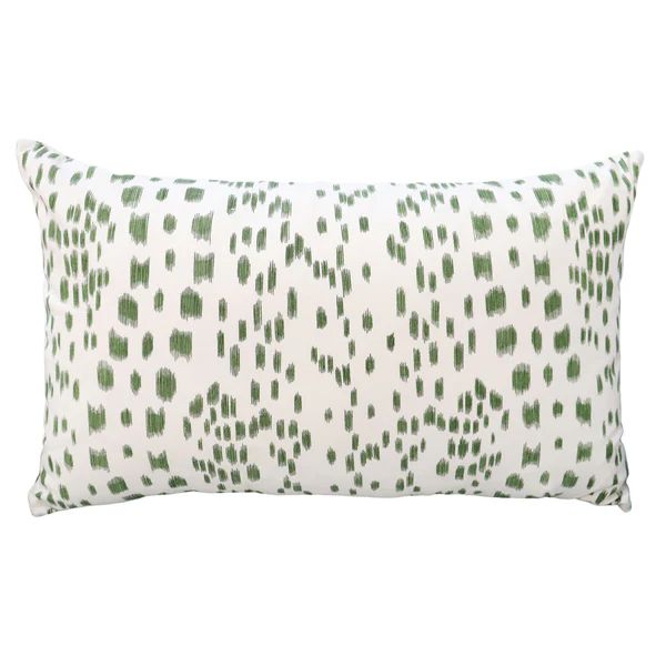 Signature Hunter Green Les Touches Lumbar Pillow | Society Social