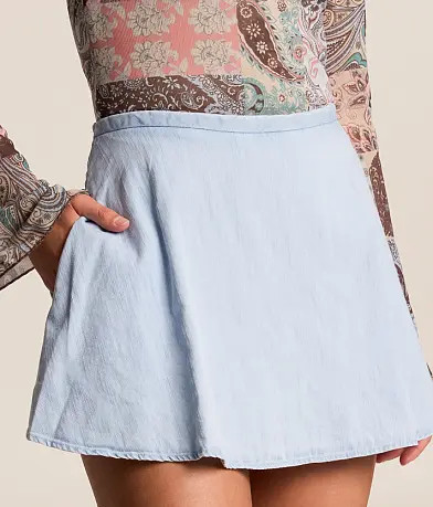 Paradise Found Denim Skort | Buckle