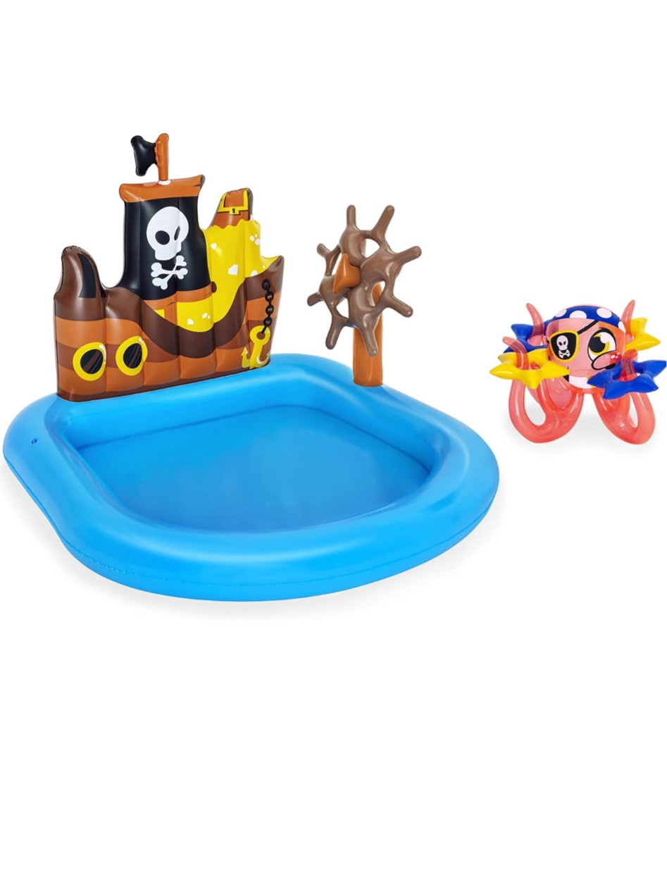 Adorable Pirate Inflatable Pool 

#inflatablepool
#piratetheme
#kidstoy
#summer 

#LTKbaby #LTKkids #LTKfamily