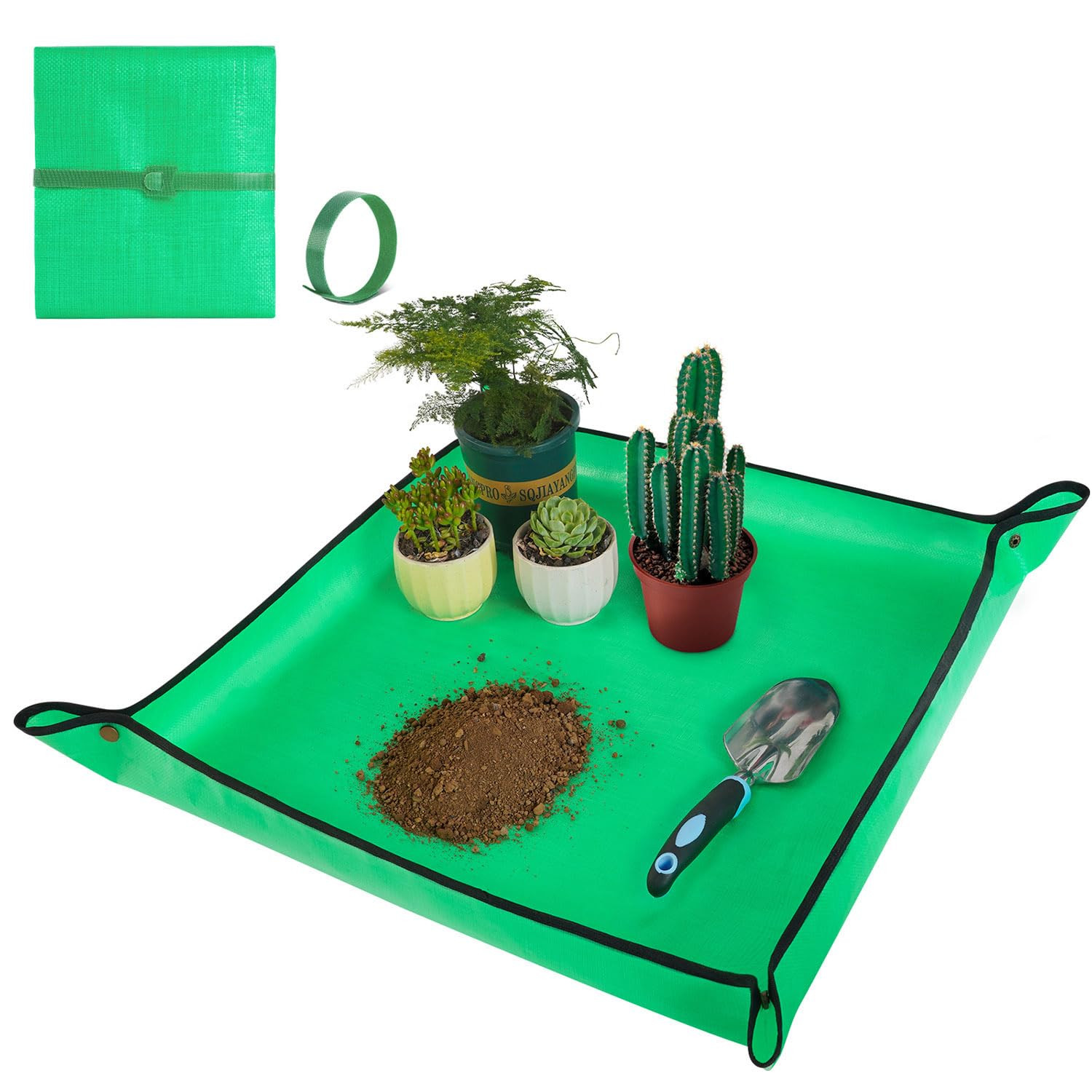Repotting Mat for Indoor Plant Transplanting and Mess Control 27"x 27" Thickened Waterproof Potti... | Amazon (US)