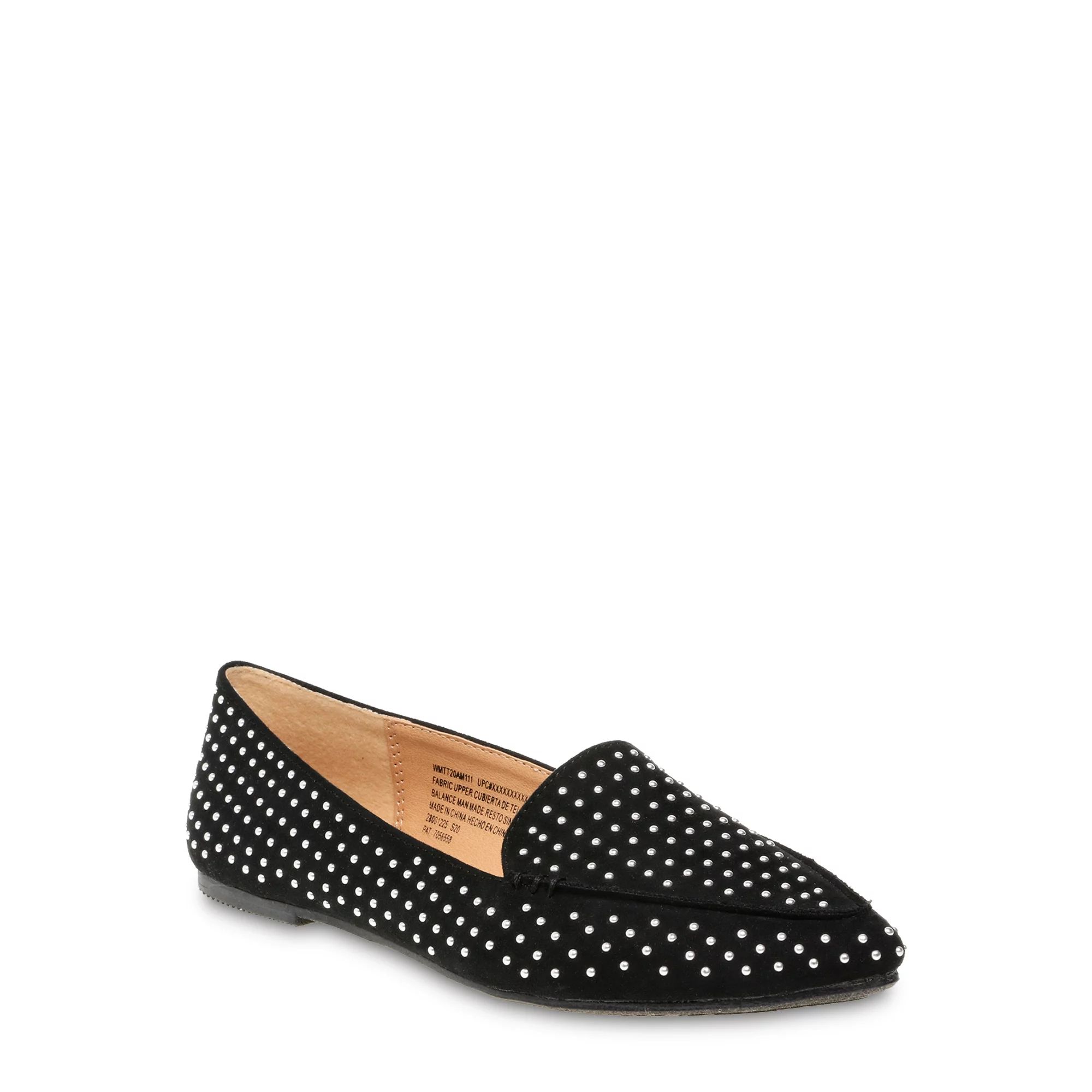 Time and Tru Embellished Feather Flat (Women's) (Wide Width Available) | Walmart (US)