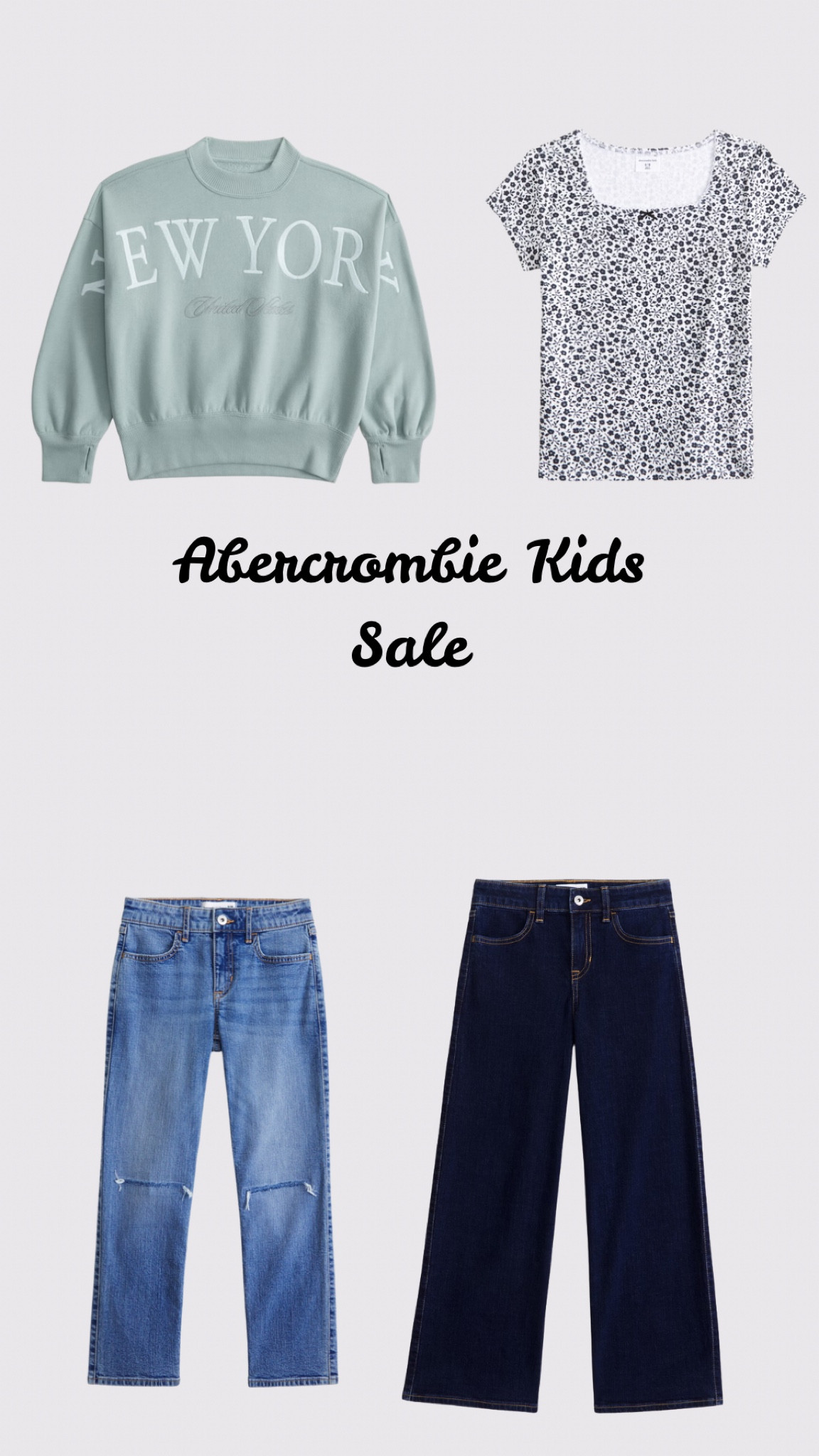 Abercrombie kids sale items! The quality and fit is so good! These are items I will be able to use over and over for my girls! 

#LTKKids #LTKSaleAlert