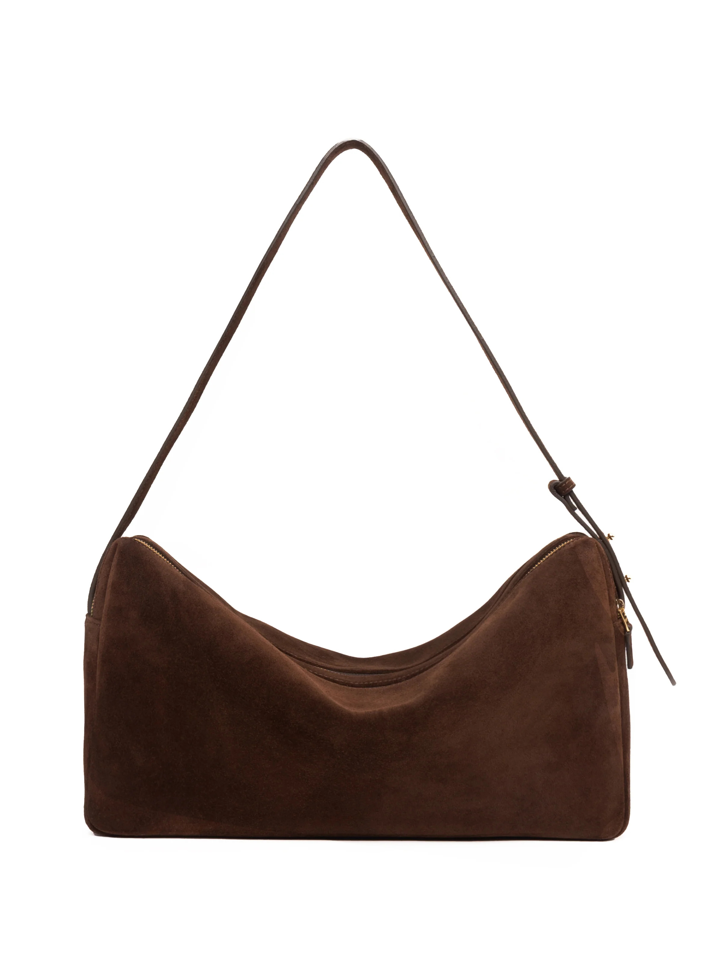 Trousse Large Suede Brownie - Trendy Work Bags - Elleme | Elleme