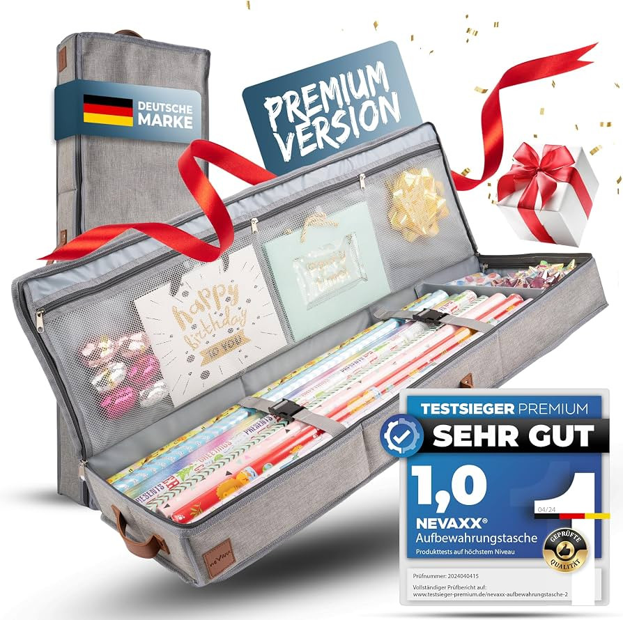 Premium Aufbewahrungstasche für Geschenkpapier-wasserdichtes 600D Oxford Gewebe-Geschenkpapier a... | Amazon (DE)