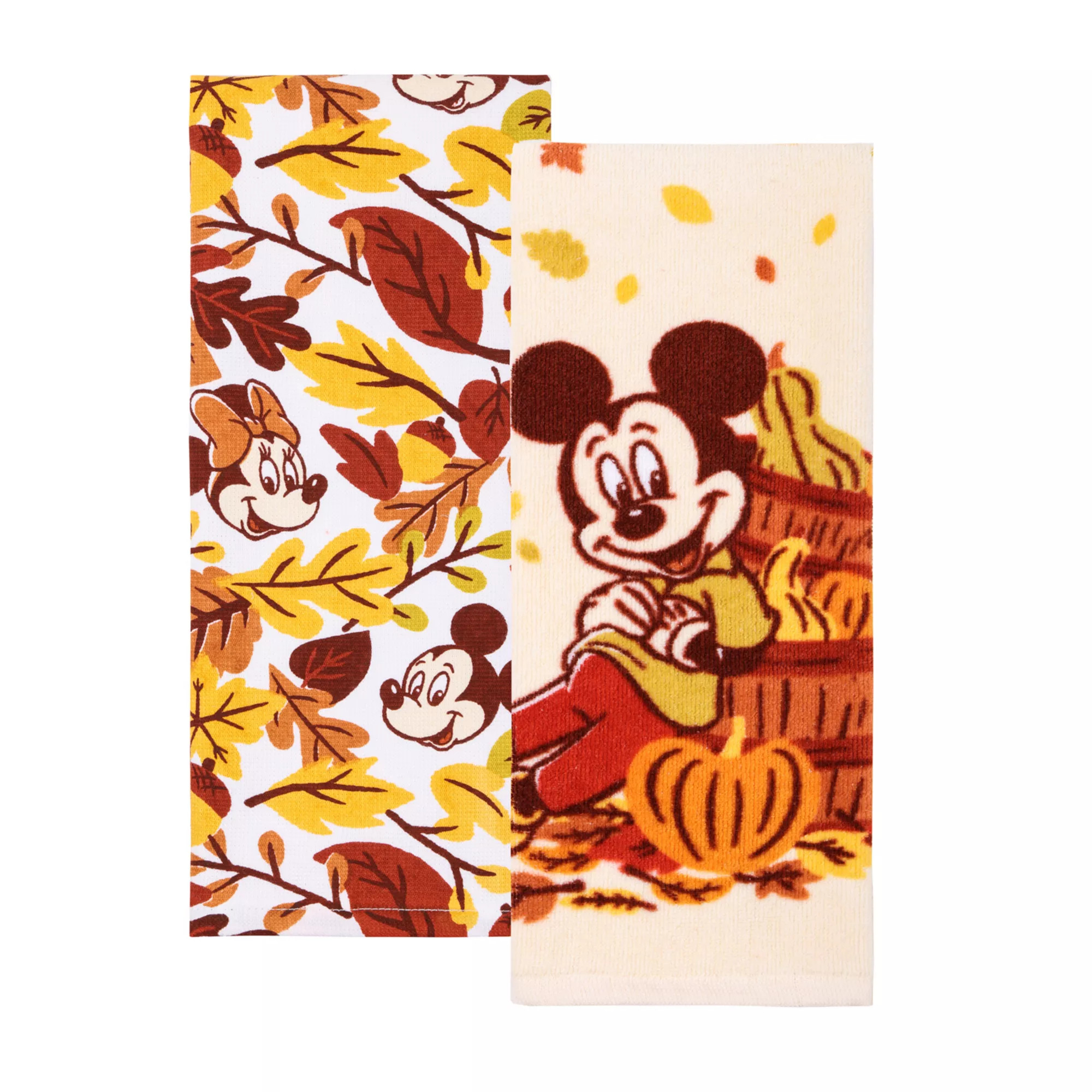 Disney's Mickey Mouse 2-Pack Mickey & Minnie Kitchen Towels by Celebrate Together™ Fall | Kohl's