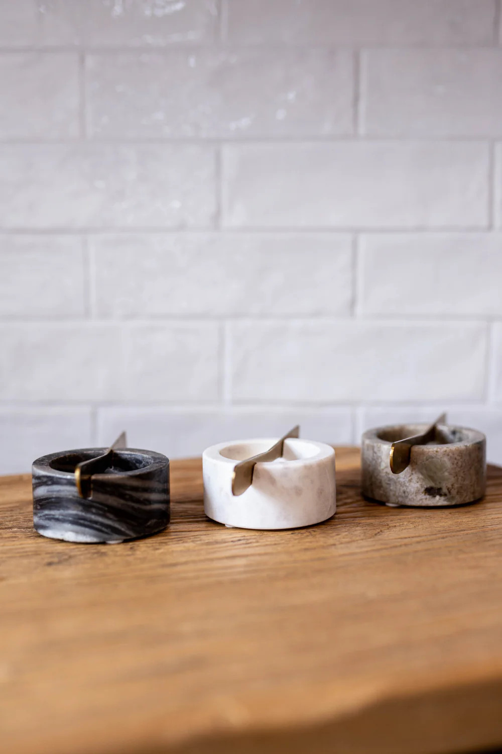 Marble Dish with Knife | Luxe B Co