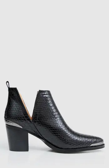 Austin Croc Embossed Ankle Boot | Nordstrom
