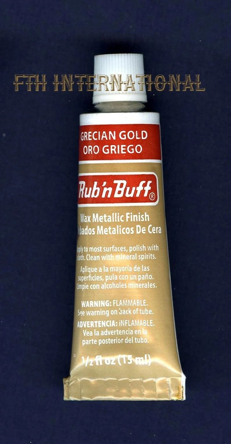 Grecian Gold 76301E ~ Amaco Rub 'N Buff Uncarded Wax Metallic Finish Crafts | Etsy (CAD)