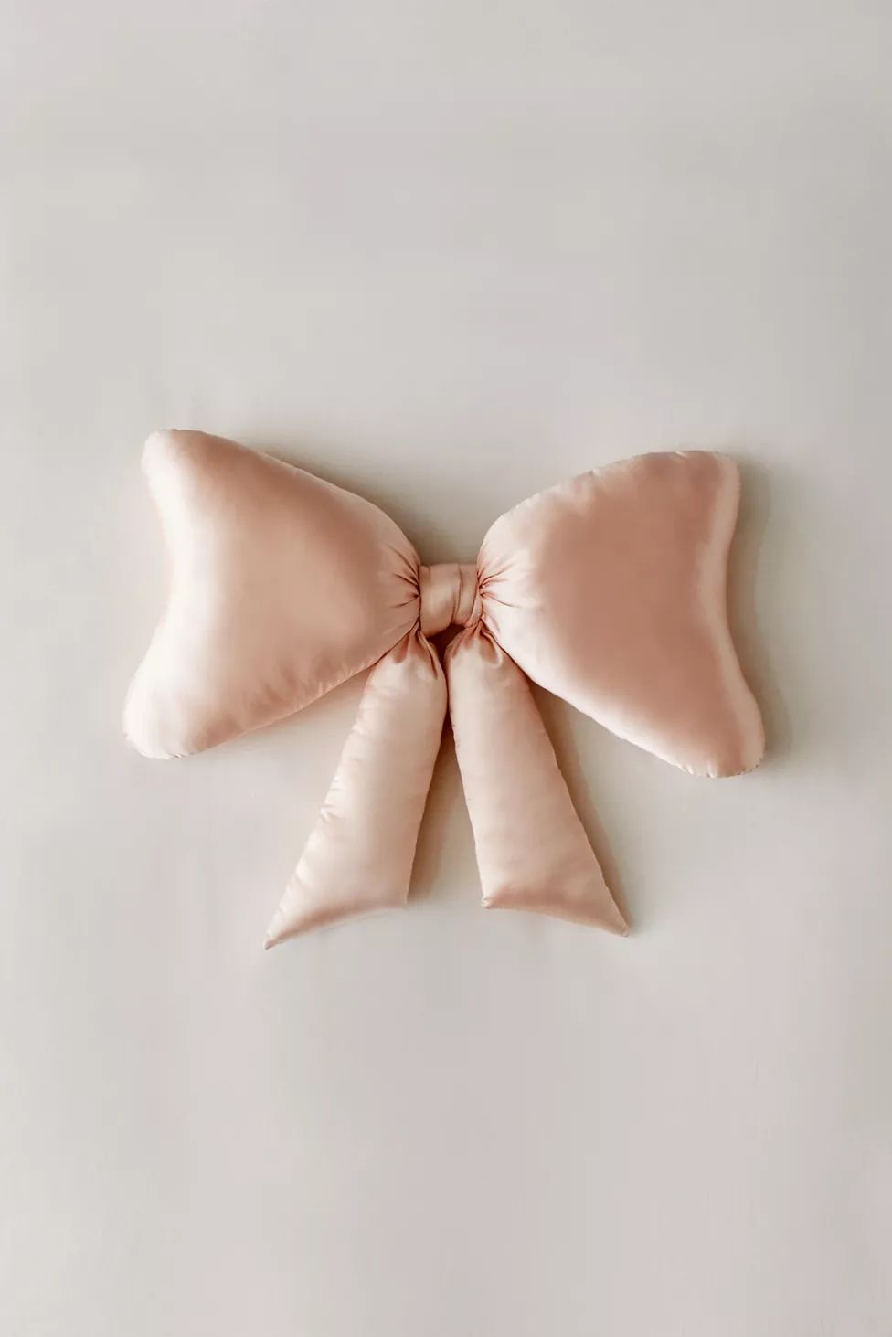 Big Bow Satin Throw Pillow | Urban Outfitters (US and RoW)